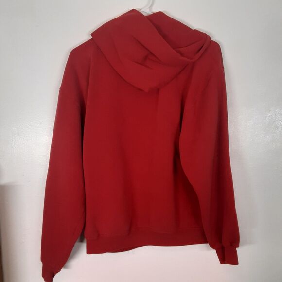 Vtg Y2k 2000s Red Russell Athletic Ohio State Buckeyes University Hoodie Men's M - Picture 6 of 10